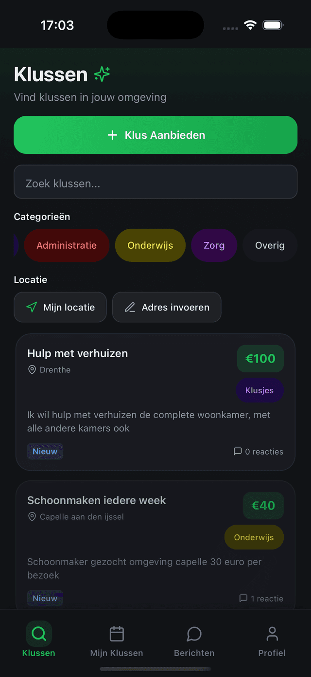 KlusjeBij App